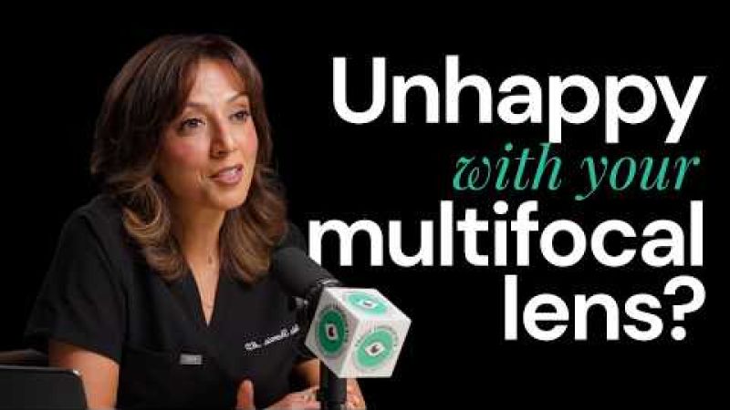 Dr. Neda Shamie discussing multifocal vs monofocal lens options for cataract surgery