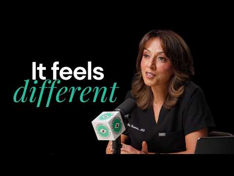 Female ophthalmologist discussing multifocal lens candidacy for cataract surgery patients