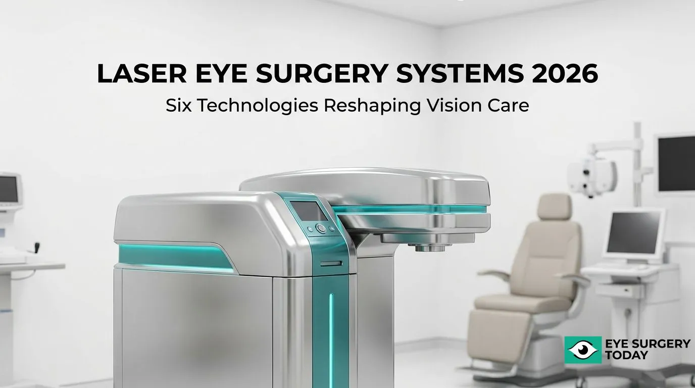 Overview of laser eye surgery systems in 2026 featuring advanced technologies used to reshape vision care.