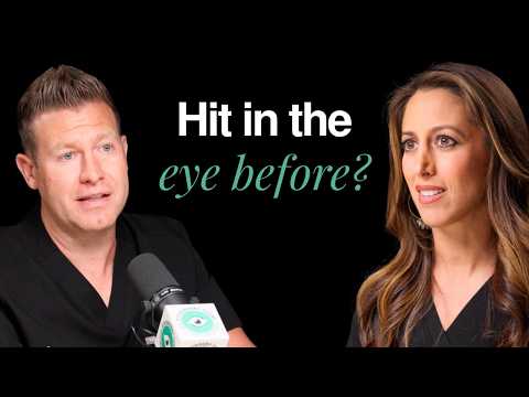 Dr. Gary Wortz MD and Dr. Neda Nikpoor MD discussing how eye trauma history affects cataract surgery