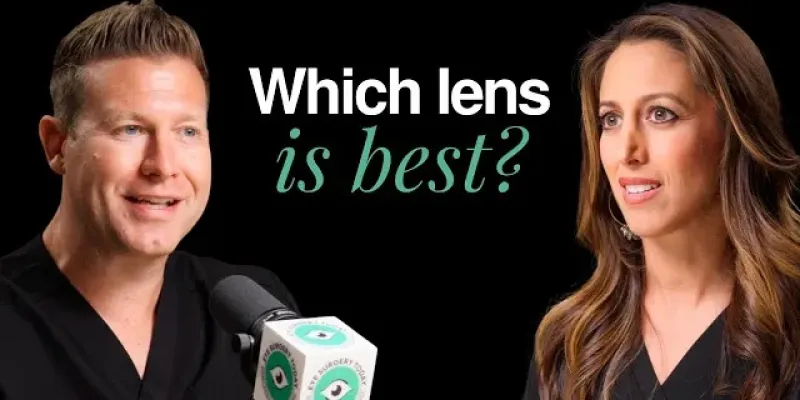 Dr. Gary Wortz MD and Dr. Neda Nikpoor MD explaining which is the best cataract lens for your eye health