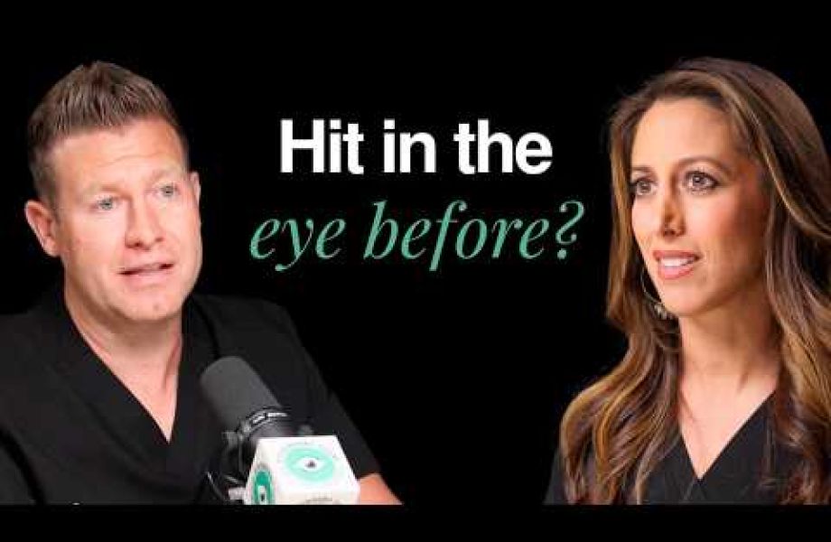 Dr. Gary Wortz MD and Dr. Neda Nikpoor MD discussing how eye trauma history affects cataract surgery