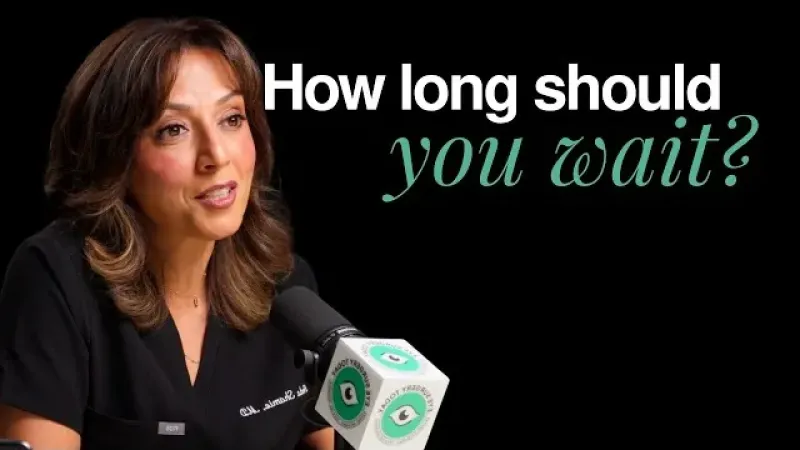 Dr. Neda Shamie MD explaining how long cataract surgery recovery takes before resuming normal activities