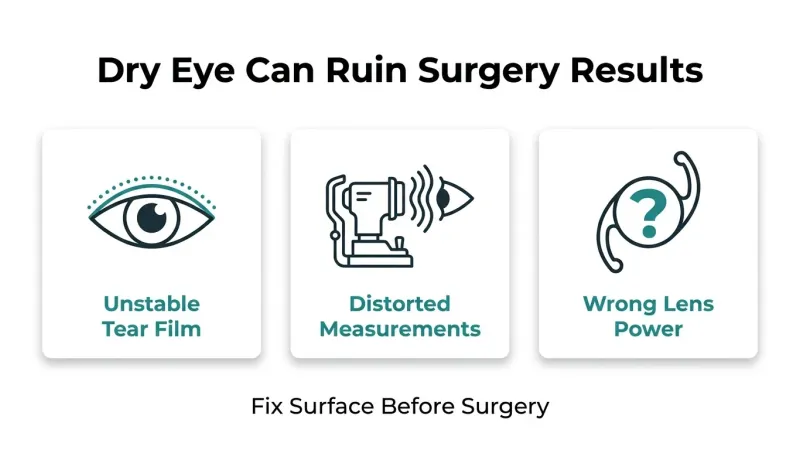 Dry Eye Before Cataract Surgery Affect Your Vision Results