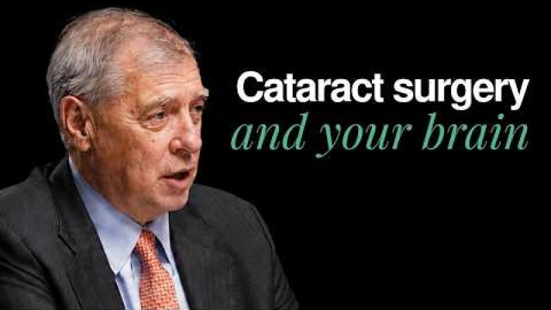 Leading cataract surgeon explaining how cataract surgery brain benefits extend beyond vision improvement