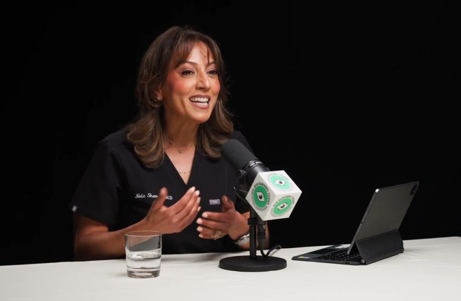 Female ophthalmologist discussing driver requirements for cataract surgery