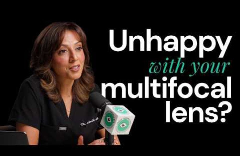 Dr. Neda Shamie discussing multifocal vs monofocal lens options for cataract surgery