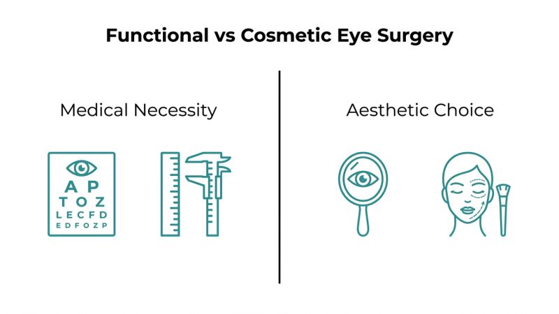 Difference Between Functional and Cosmetic Eye Procedures