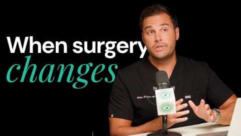 Dr. Blake Williamson MD explaining what happens when cataract surgery doesn't go as planned