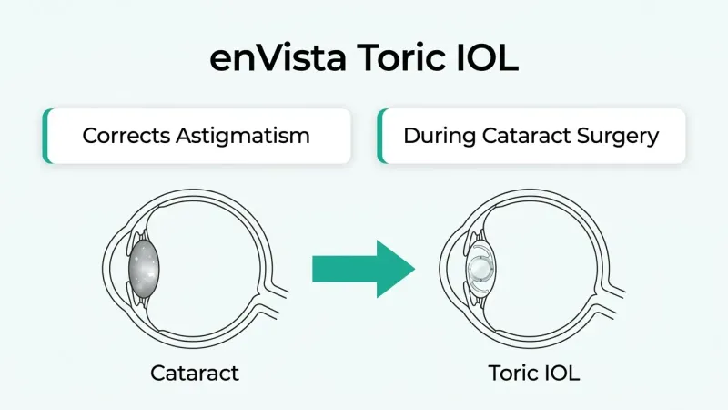 enVista Toric Corrects Astigmatism During Cataract Surgery