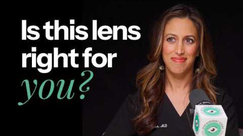 Dr. Neda Nikpoor MD explaining if the light adjustable lens is right for you
