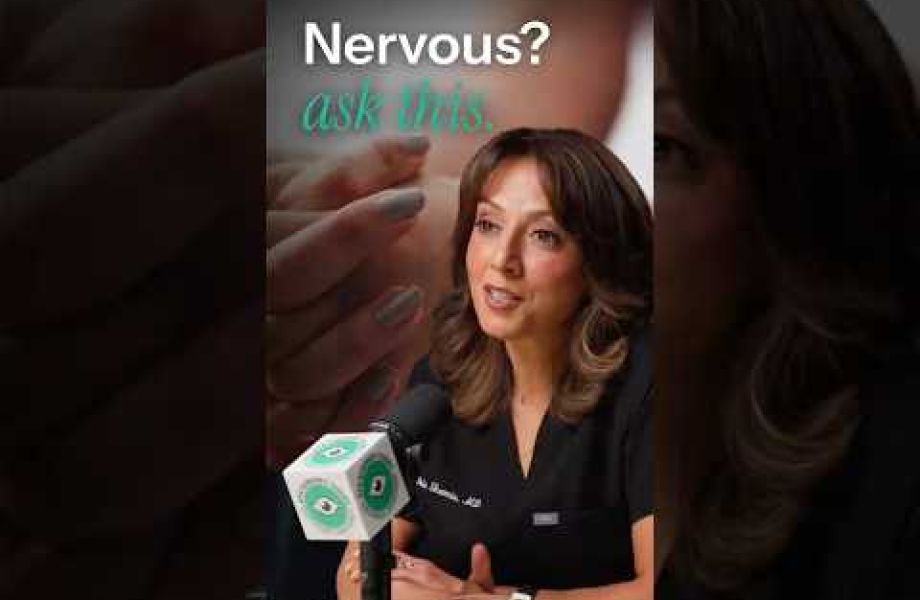 Female ophthalmologist discussing MIGS and cataract surgery for glaucoma patients